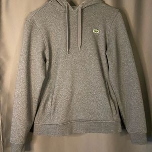 Lacoste Men's Sport Pull Over Hoodie Fleece Sweatshirt (US SMALL)